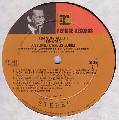 Frank Sinatra, Antonio Carlos Jobim – Francis Albert Sinatra & Antonio Carlos Jobim LP vinyl record, image 4 of 4