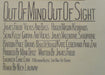 Models – Out Of Mind Out Of Sight 12" vinyl record, image 5 of 5