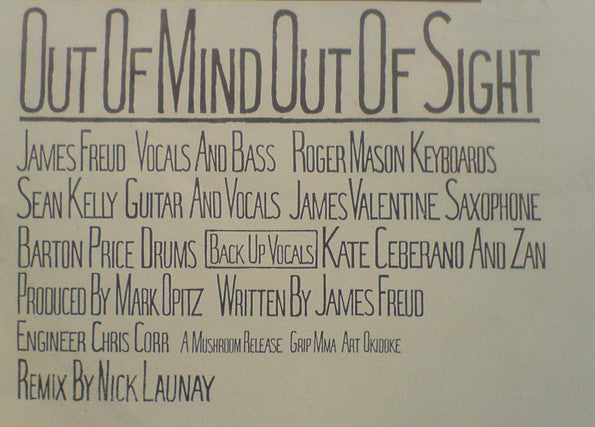 Models – Out Of Mind Out Of Sight 12" vinyl record, image 5 of 5