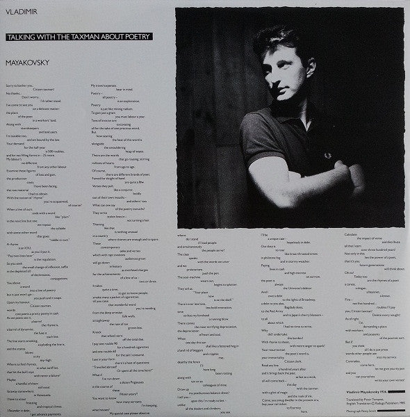 Billy Bragg – Talking With The Taxman About Poetry LP vinyl record, image 3 of 6