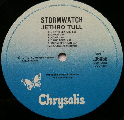 Jethro Tull – Stormwatch LP vinyl record, image 5 of 6