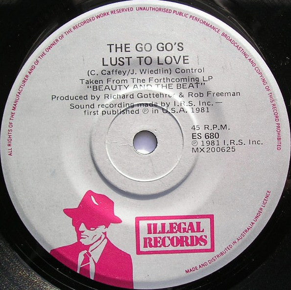 Go-Go's – Our Lips Are Sealed 7" vinyl record, image 2 of 3