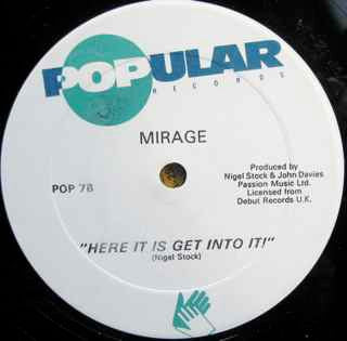Mirage – Double Jack Mix 12" vinyl record, image 2 of 2