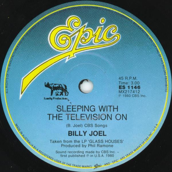 Billy Joel – Modern Woman 7" vinyl record, image 4 of 4
