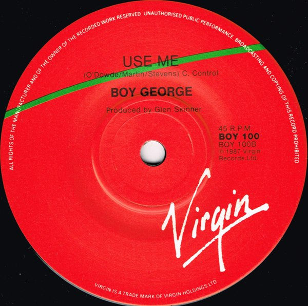 Boy George – Everything I Own 7" vinyl record, image 4 of 4