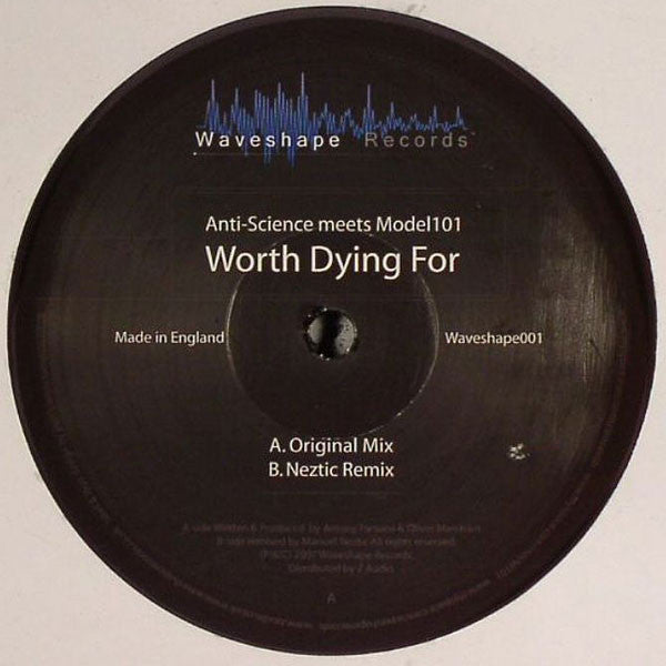 Anti-Science, Model101 – Worth Dying For 12" vinyl record, image 2 of 2