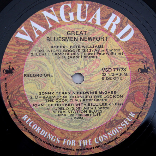 Various – Great Bluesmen Newport (2xLP) LP vinyl record, image 3 of 6