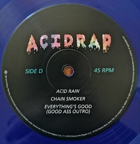 Chance The Rapper – Acid Rap (2xLP) LP vinyl record, image 8 of 9