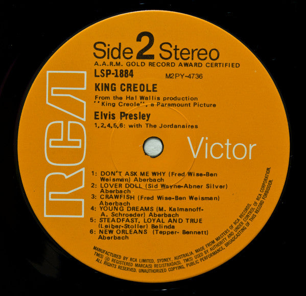 Elvis Presley – King Creole LP vinyl record, image 3 of 6