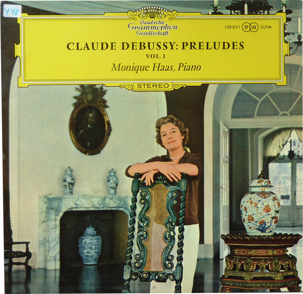 Claude Debussy, Monique Haas – Préludes, Vol. 1 LP vinyl record, image 1 of 2