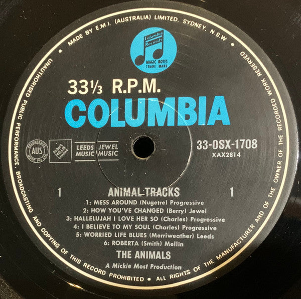 The Animals – Animal Tracks LP vinyl record, image 3 of 4