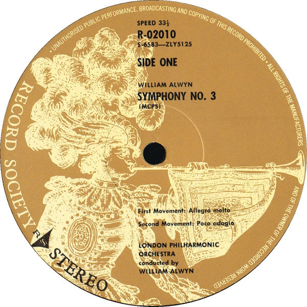 William Alwyn – Symphony No. 3 / The Magic Island LP vinyl record, image 3 of 4