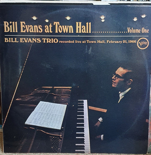The Bill Evans Trio – Bill Evans At Town Hall (Volume One) LP vinyl record, image 1 of 2