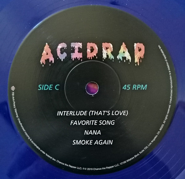 Chance The Rapper – Acid Rap (2xLP) LP vinyl record, image 7 of 9