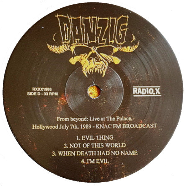 Danzig – From Beyond: Live At The Palace, Hollywood July 7th, 1989 - KNAC FM Broadcast (2xLP) LP vinyl record, image 6 of 7