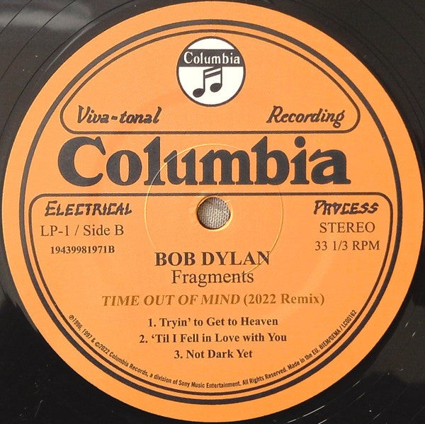 Bob Dylan – Fragments (Time Out Of Mind Sessions (1996-1997)): The Bootleg Series Vol.17 (2xLP) LP vinyl record, image 10 of 10