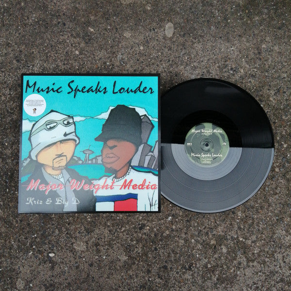 Major Weight Media – Music Speaks Louder 12" vinyl record, image 2 of 3
