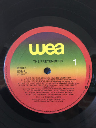 The Pretenders – Pretenders LP vinyl record, image 3 of 4