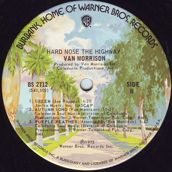 Van Morrison – Hard Nose The Highway LP vinyl record, image 5 of 8