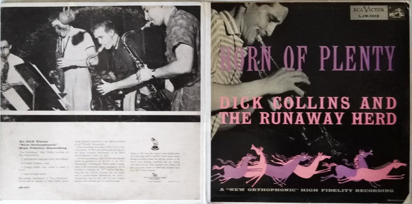 Dick Collins And The Runaway Herd – Horn Of Plenty LP vinyl record, image 7 of 8