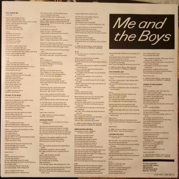 The Charlie Daniels Band – Me And The Boys LP vinyl record, image 6 of 6