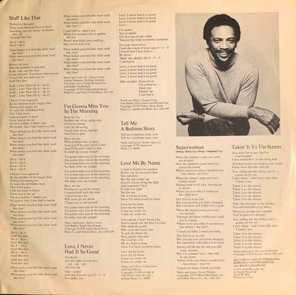 Quincy Jones – Sounds ... And Stuff Like That!! LP vinyl record, image 5 of 9