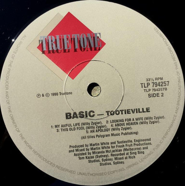 Tootieville – Basic LP vinyl record, image 4 of 4