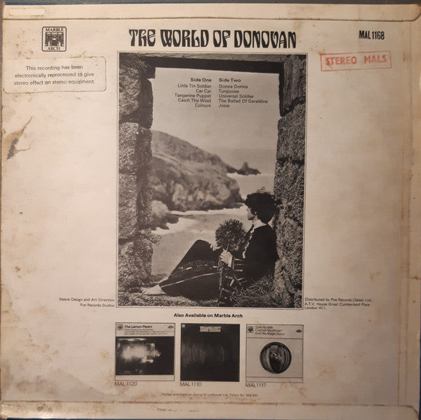 Donovan – The World of Donovan LP vinyl record, image 2 of 7