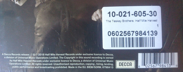 The Teskey Brothers – Half Mile Harvest LP vinyl record, image 9 of 9