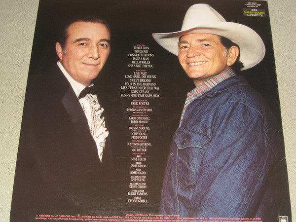 Willie Nelson, Faron Young – Funny How Time Slips Away LP vinyl record, image 2 of 4