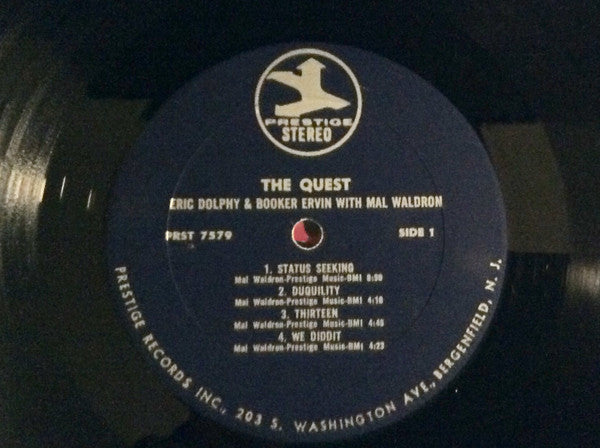 Eric Dolphy, Booker Ervin, The Mal Waldron Sextet – The Quest LP vinyl record, image 3 of 4