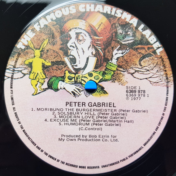 Peter Gabriel – Peter Gabriel LP vinyl record, image 3 of 9