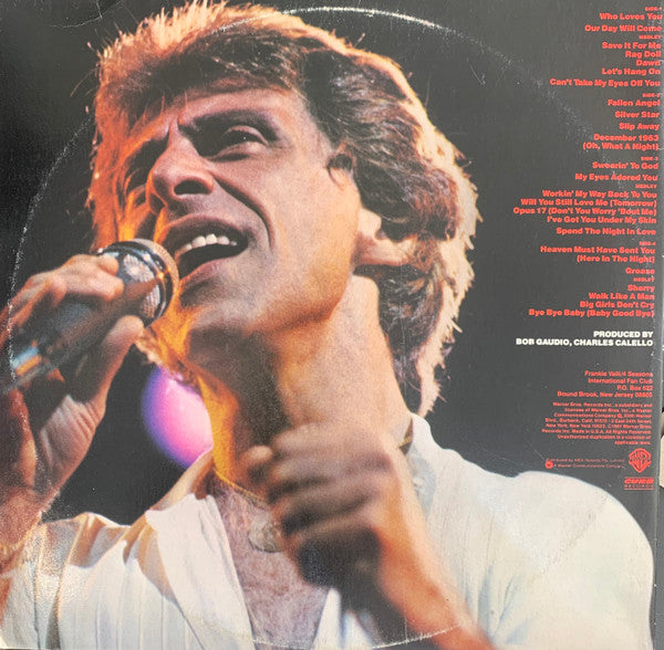 Frankie Valli, The Four Seasons – Reunited Live (2xLP) LP vinyl record, image 2 of 3