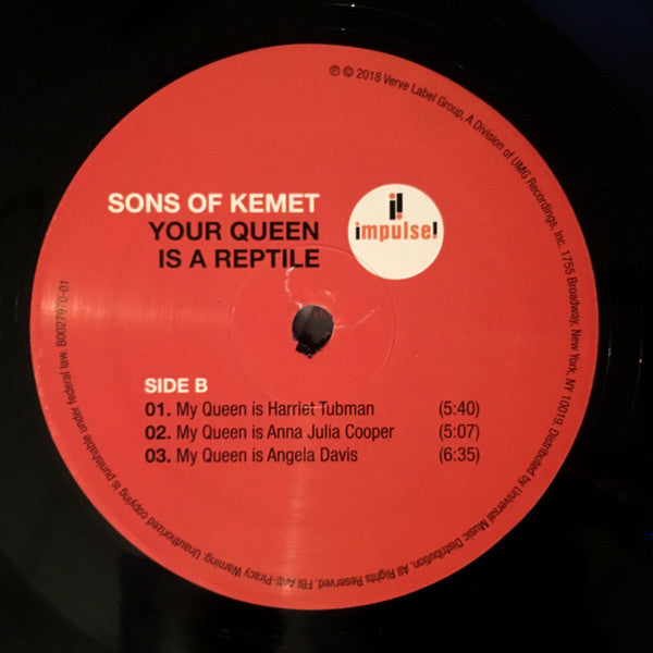 Sons Of Kemet – Your Queen Is A Reptile (2xLP) LP vinyl record, image 6 of 9