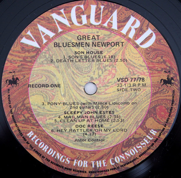 Various – Great Bluesmen Newport (2xLP) LP vinyl record, image 4 of 6