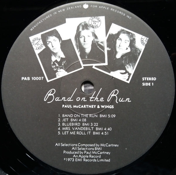 Wings – Band On The Run LP vinyl record, image 6 of 7