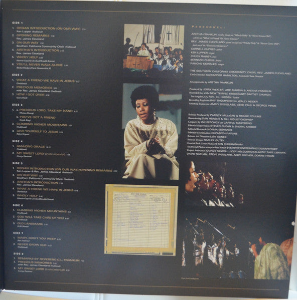 Aretha Franklin – Amazing Grace: The Complete Recordings (4xLP) LP vinyl record, image 7 of 9