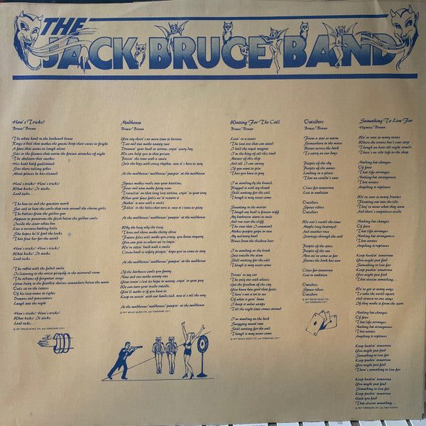 The Jack Bruce Band – How's Tricks LP vinyl record, image 6 of 6