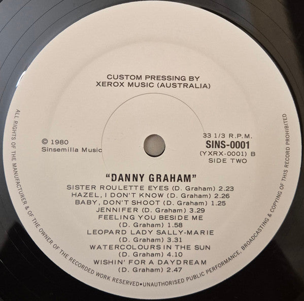 Danny Graham – Danny Graham LP vinyl record, image 10 of 10