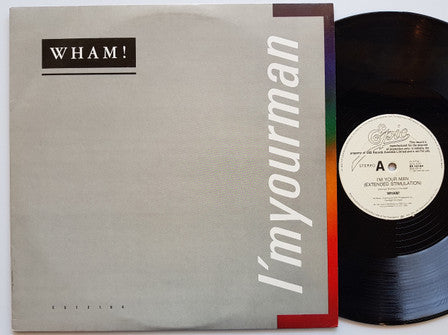 Wham! – I'm Your Man 12" vinyl record, image 1 of 3