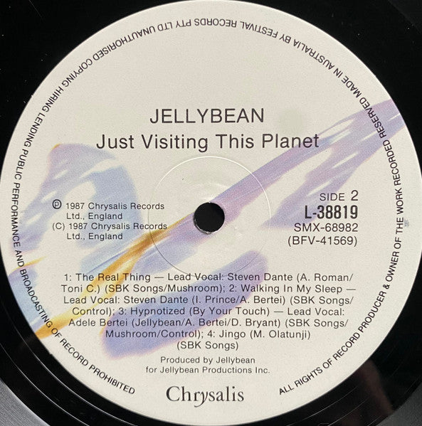 John "Jellybean" Benitez – Just Visiting This Planet LP vinyl record, image 10 of 10