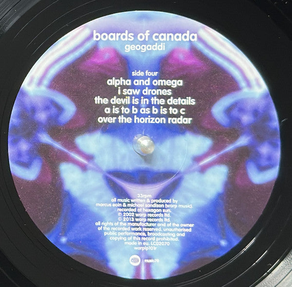 Boards Of Canada – Geogaddi (2xLP) LP vinyl record, image 10 of 10