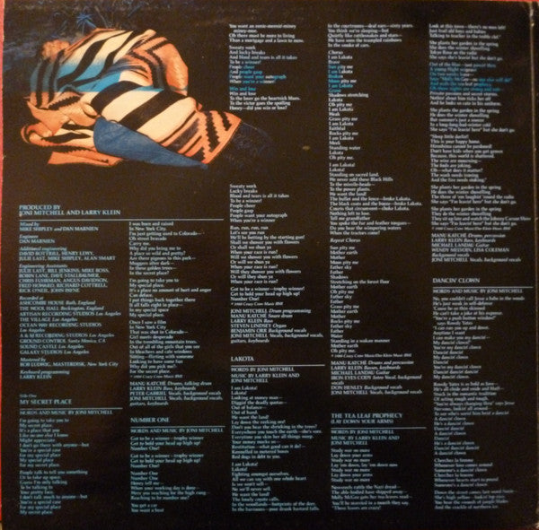 Joni Mitchell – Chalk Mark In A Rain Storm LP vinyl record, image 3 of 6