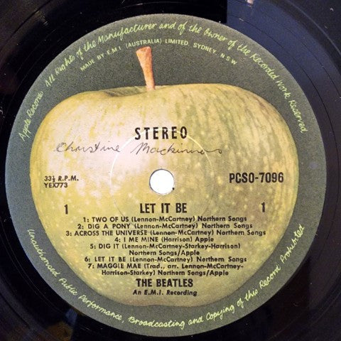 The Beatles – Let It Be LP vinyl record, image 3 of 4