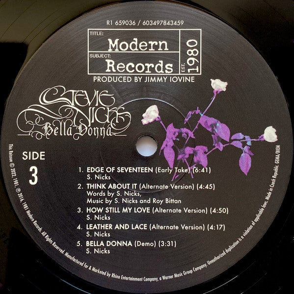Stevie Nicks – Bella Donna (2xLP) LP vinyl record, image 7 of 10