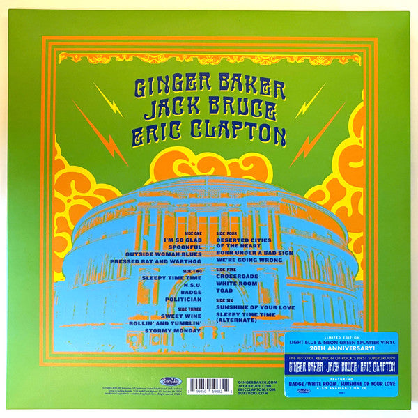 Cream – Royal Albert Hall (London May 2-3-5-6 2005) (3xLP) LP vinyl record, image 2 of 10