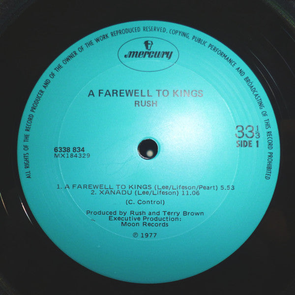 Rush – A Farewell To Kings LP vinyl record, image 6 of 6