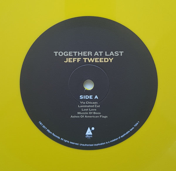 Jeff Tweedy – Together At Last (Loft Acoustic Session I) LP vinyl record, image 4 of 5