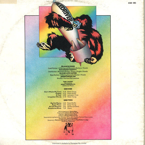 Status Quo – Piledriver LP vinyl record, image 4 of 6