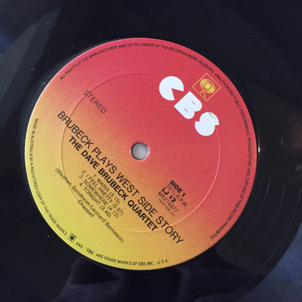 Dave Brubeck, André Previn – Brubeck Plays West Side Story / Previn Plays My Fair Lady LP vinyl record, image 3 of 4
